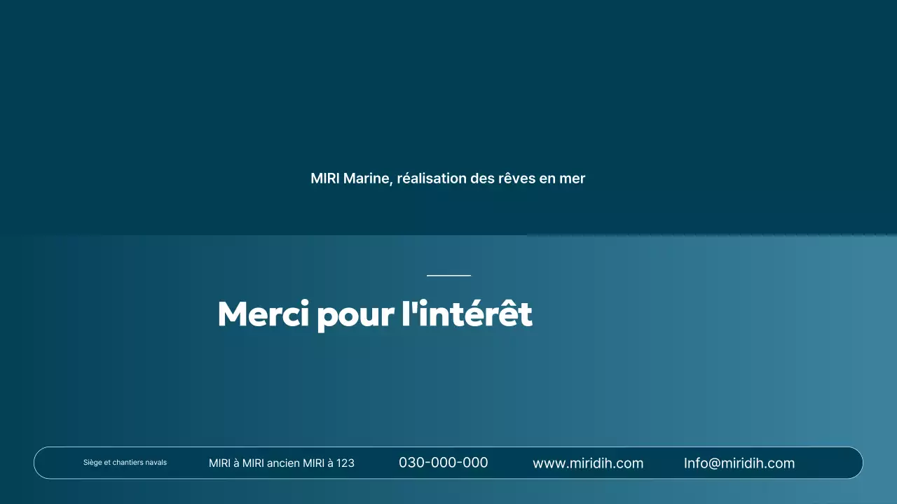 Promotion de l'industrie maritime moderne Sky Blue
