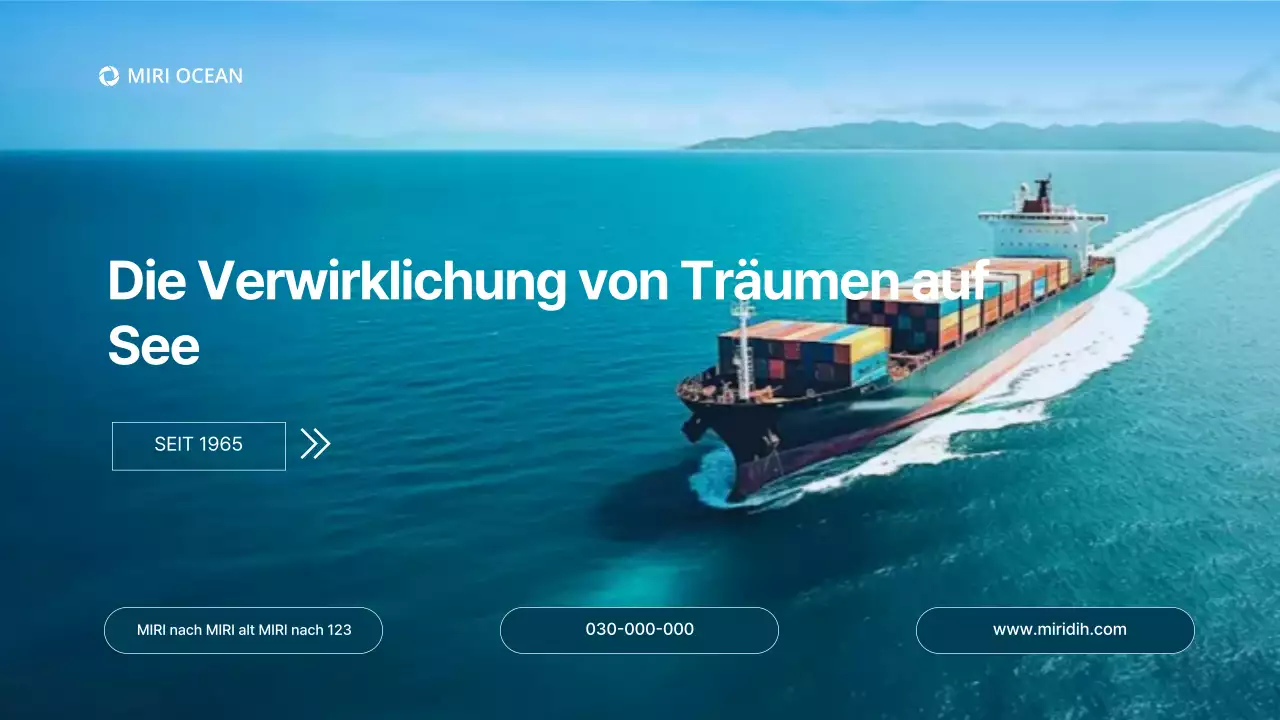 Sky Blue Moderne Schifffahrtsindustrie Förderung