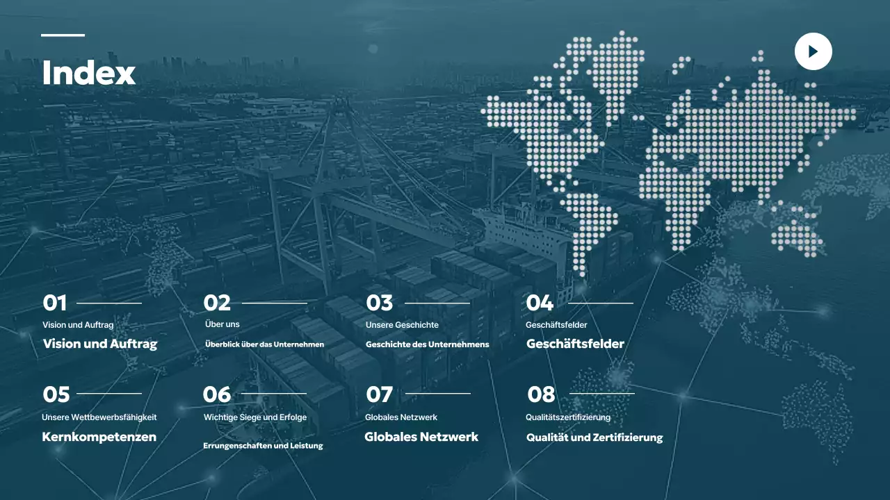 Sky Blue Moderne Schifffahrtsindustrie Förderung