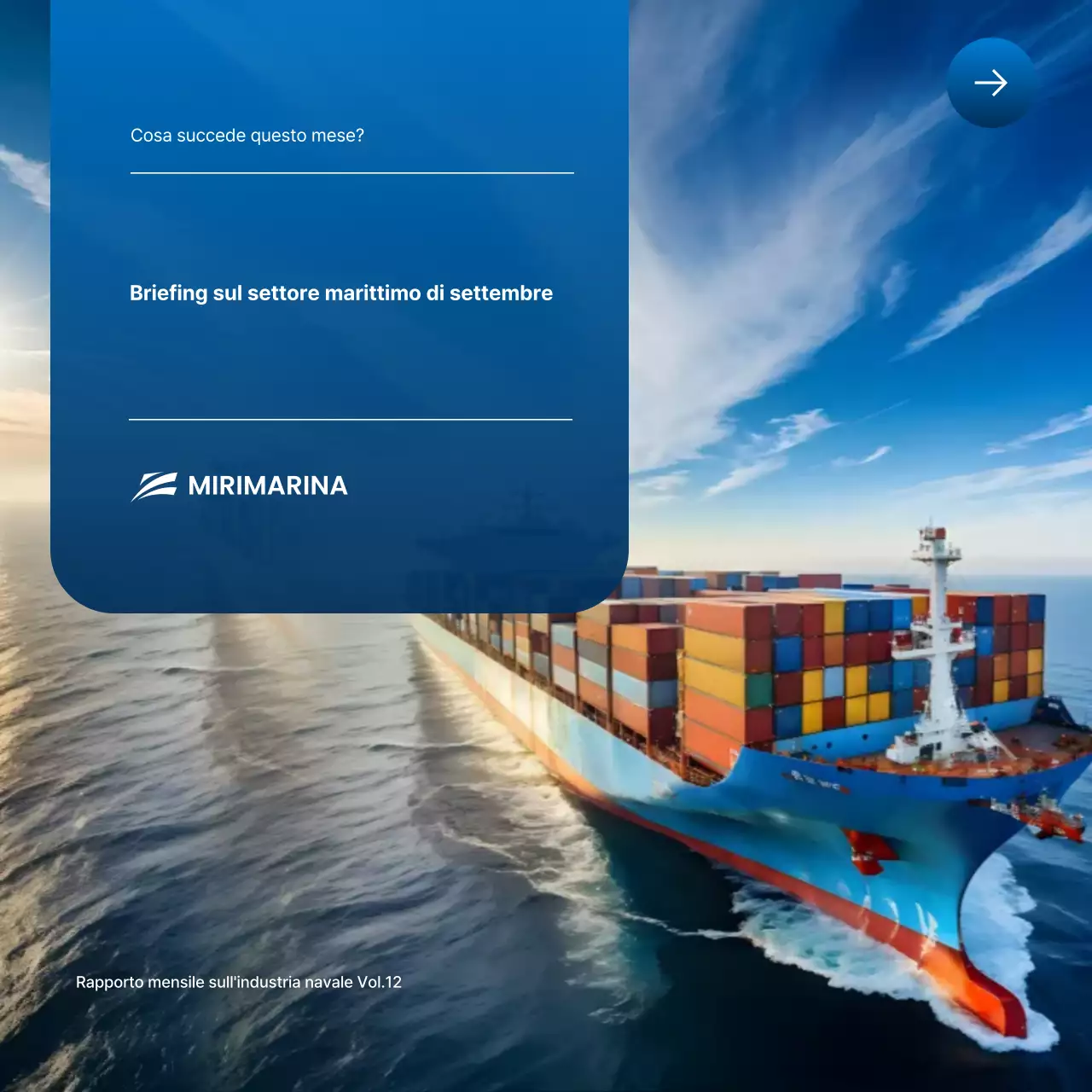 Rapporto sull'industria marina moderna blu