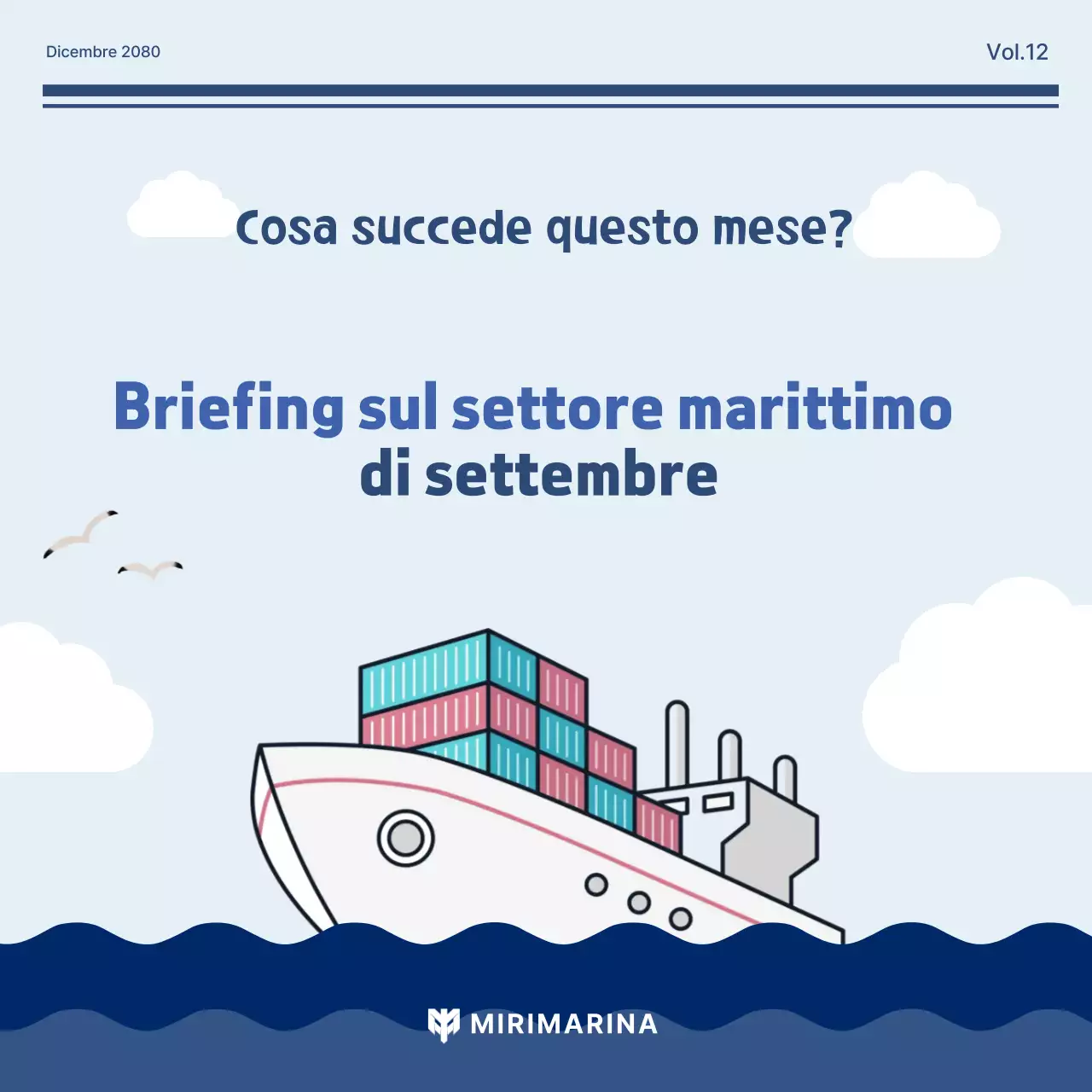 Informazioni sul settore marittimo moderno Sky Blue