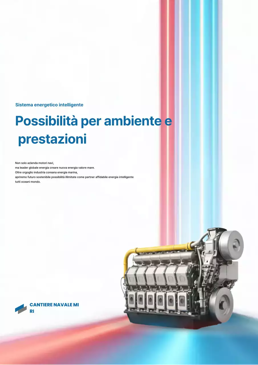 Pubblicità di Sky Blue Modern Energy