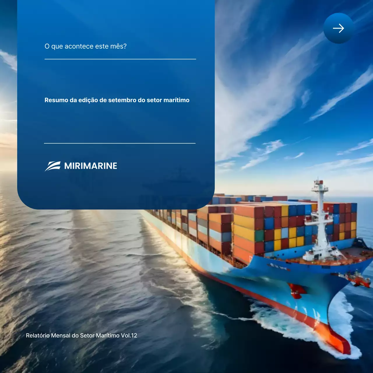 Relatório da Indústria Marinha Moderna Azul