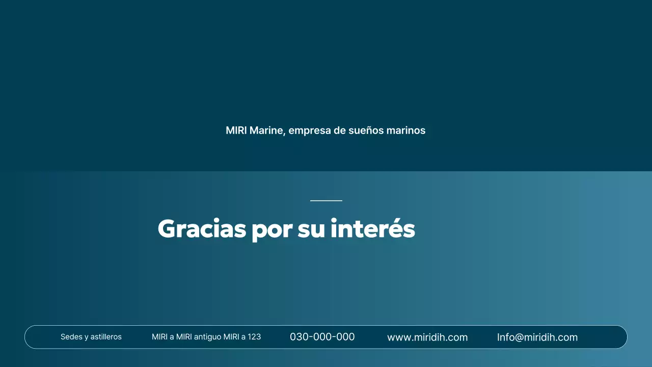 Promoción de la industria naviera moderna en color azul cielo