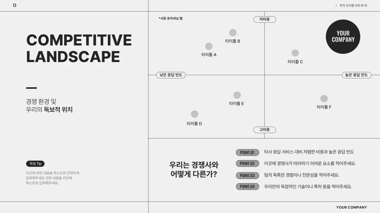 흰색의 깔끔한 비즈니스 제안서