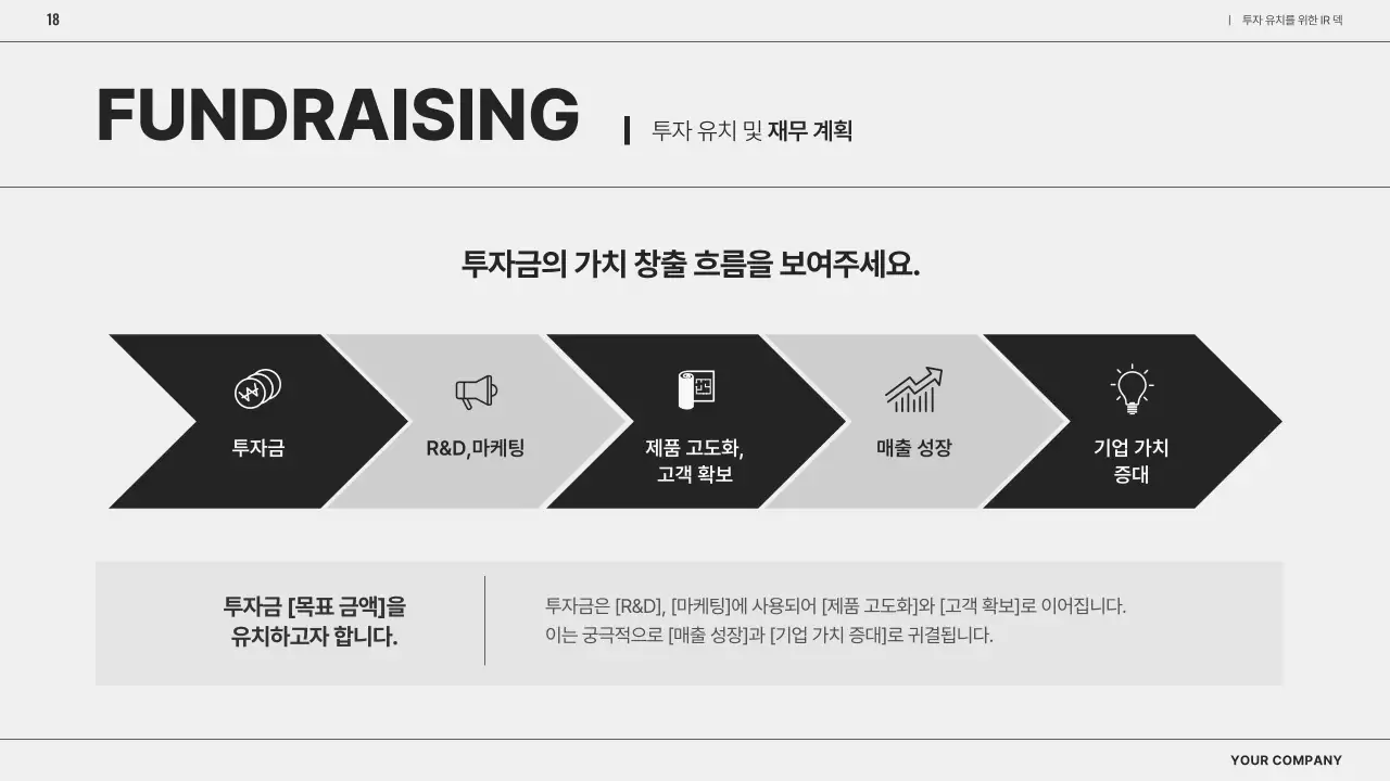 흰색의 깔끔한 비즈니스 제안서