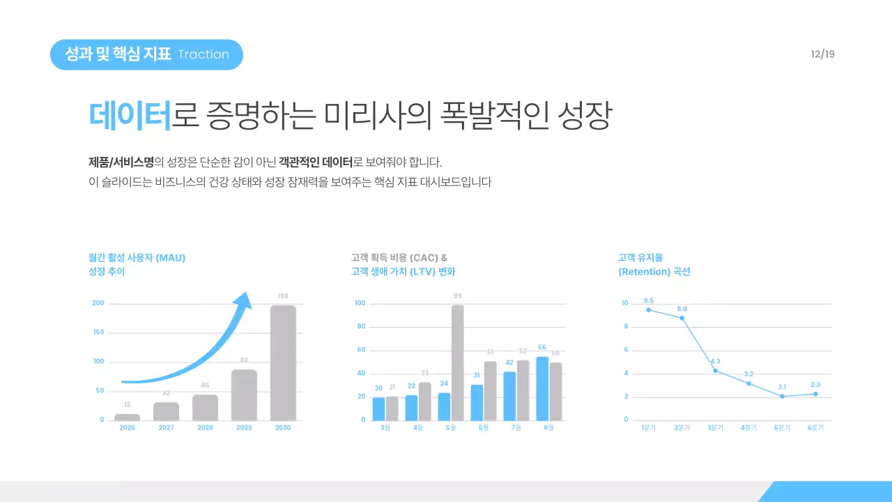 하늘색 모던 프레젠테이션 자료
