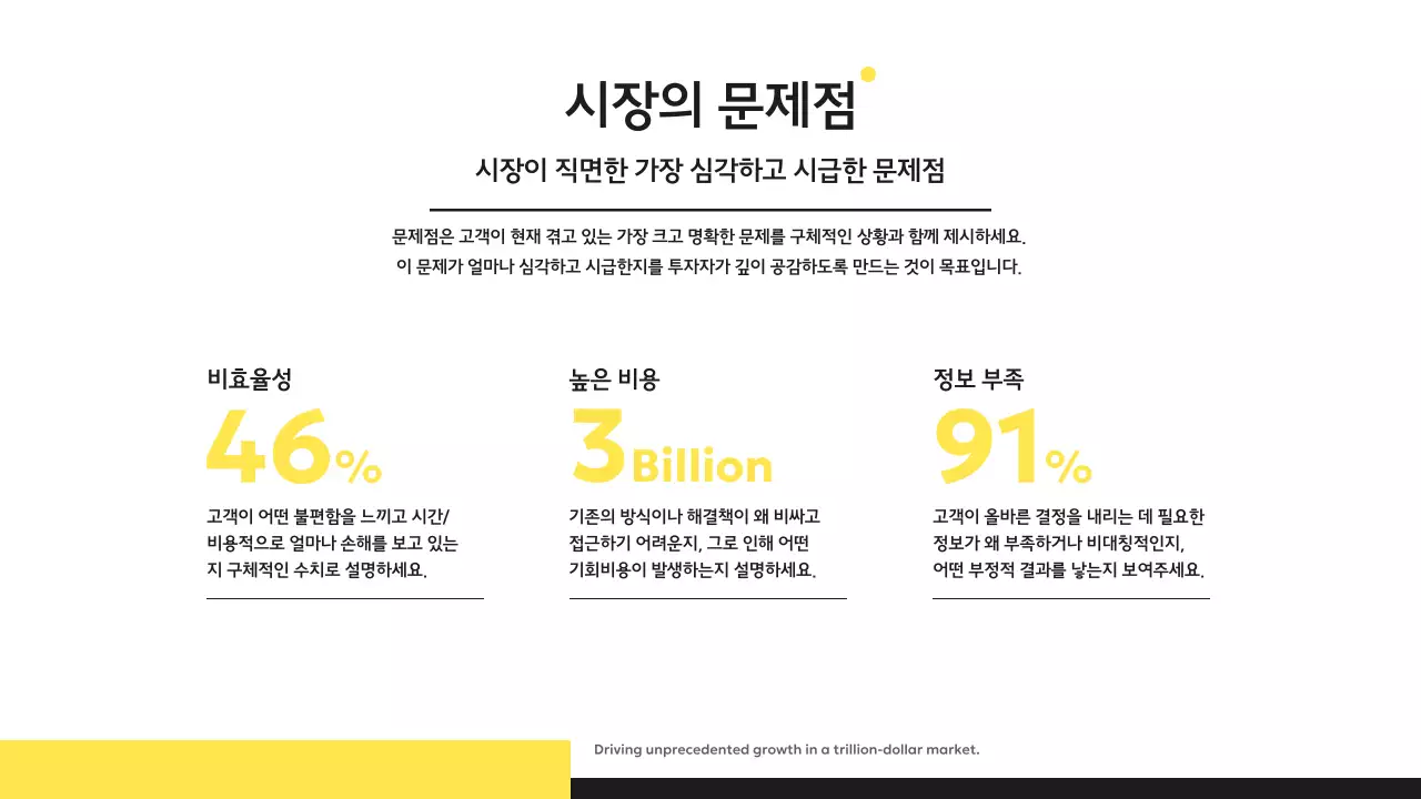 노랑 모던 프레젠테이션 기획