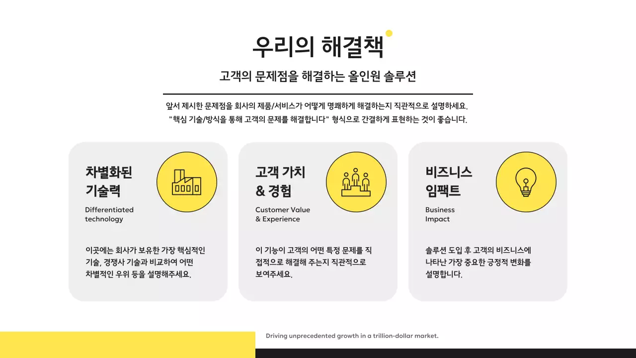 노랑 모던 프레젠테이션 기획