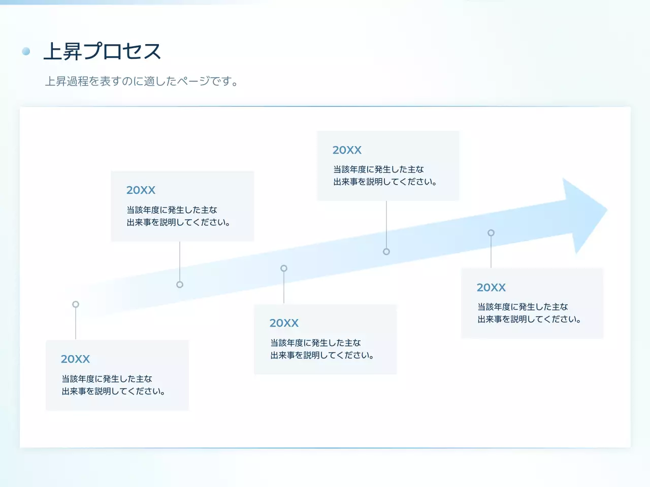 青 シンプル ビジネス プレゼンテーション