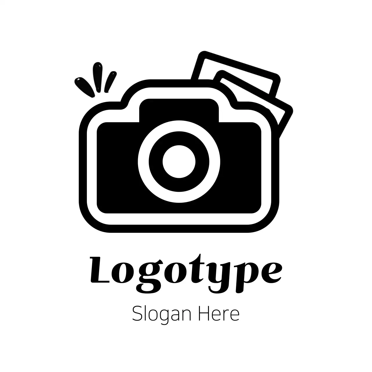 Black Minimal Photography Service Advertisement