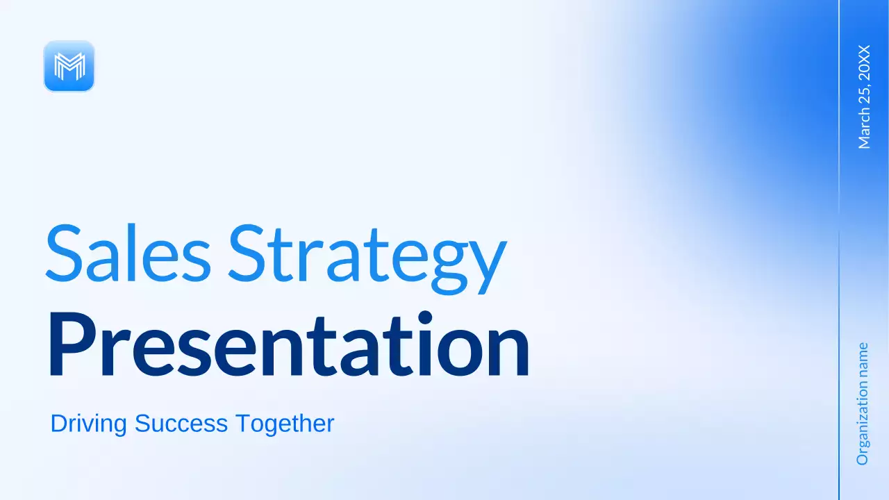 Blue Modern Sales Presentation