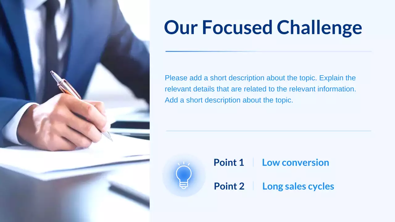 Blue Modern Sales Presentation