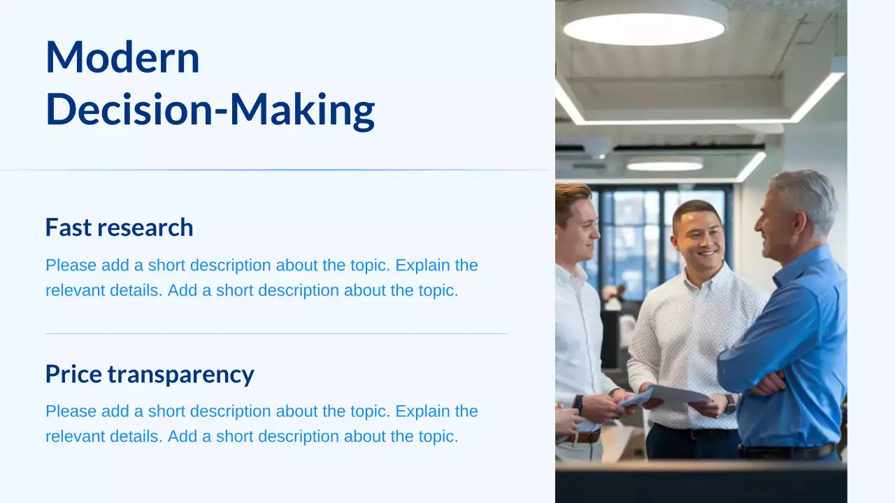 Blue Modern Sales Presentation