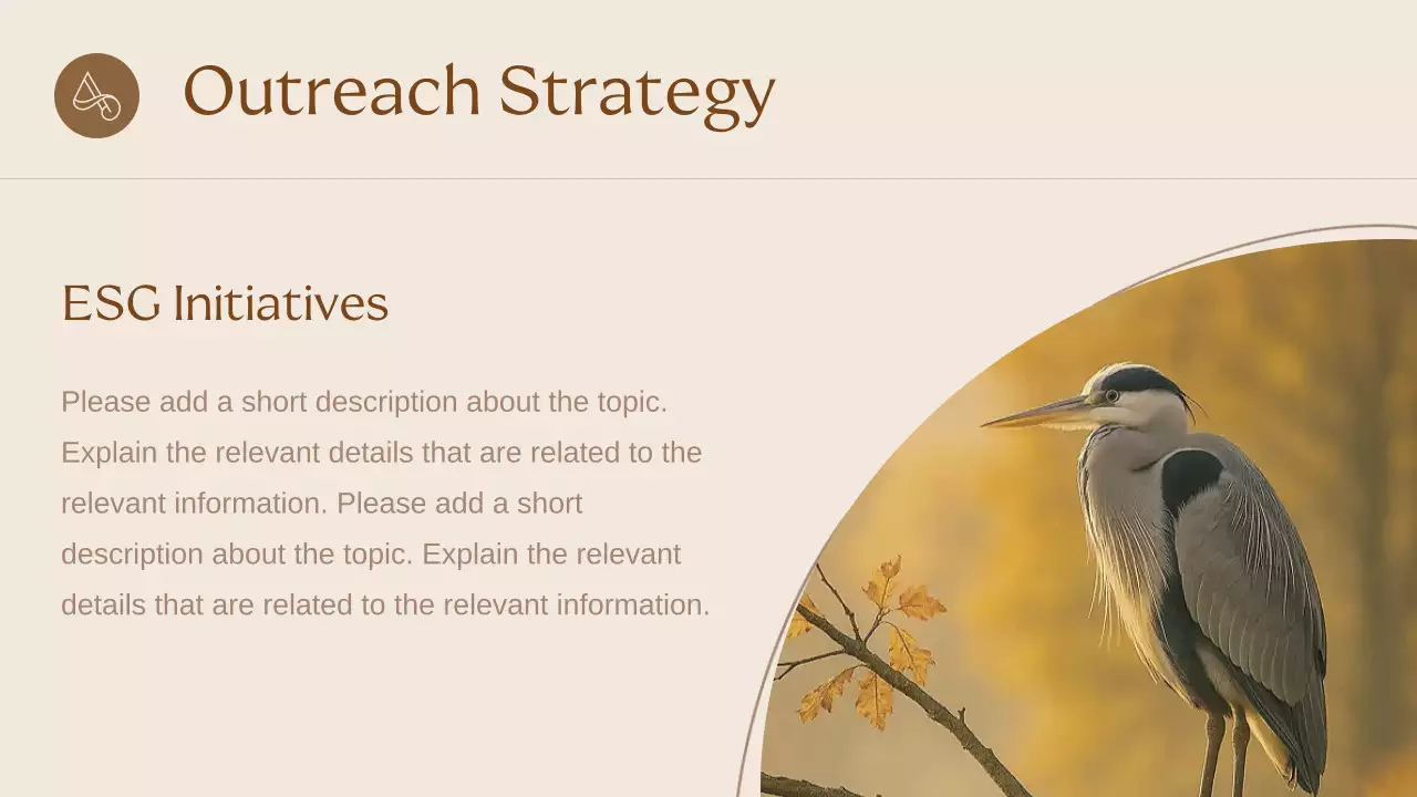 Beige Elegant Sustainability Presentation