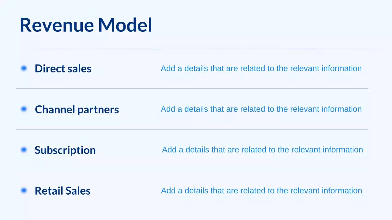 Blue Modern Sales Presentation