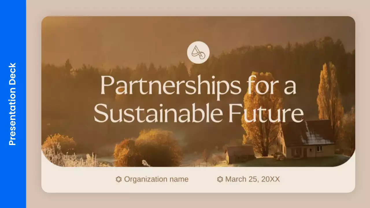 Beige Elegant Sustainability Presentation