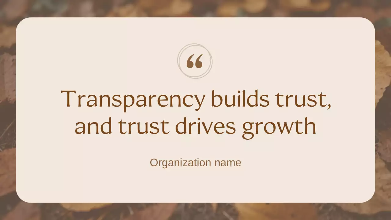 Beige Elegant Sustainability Presentation