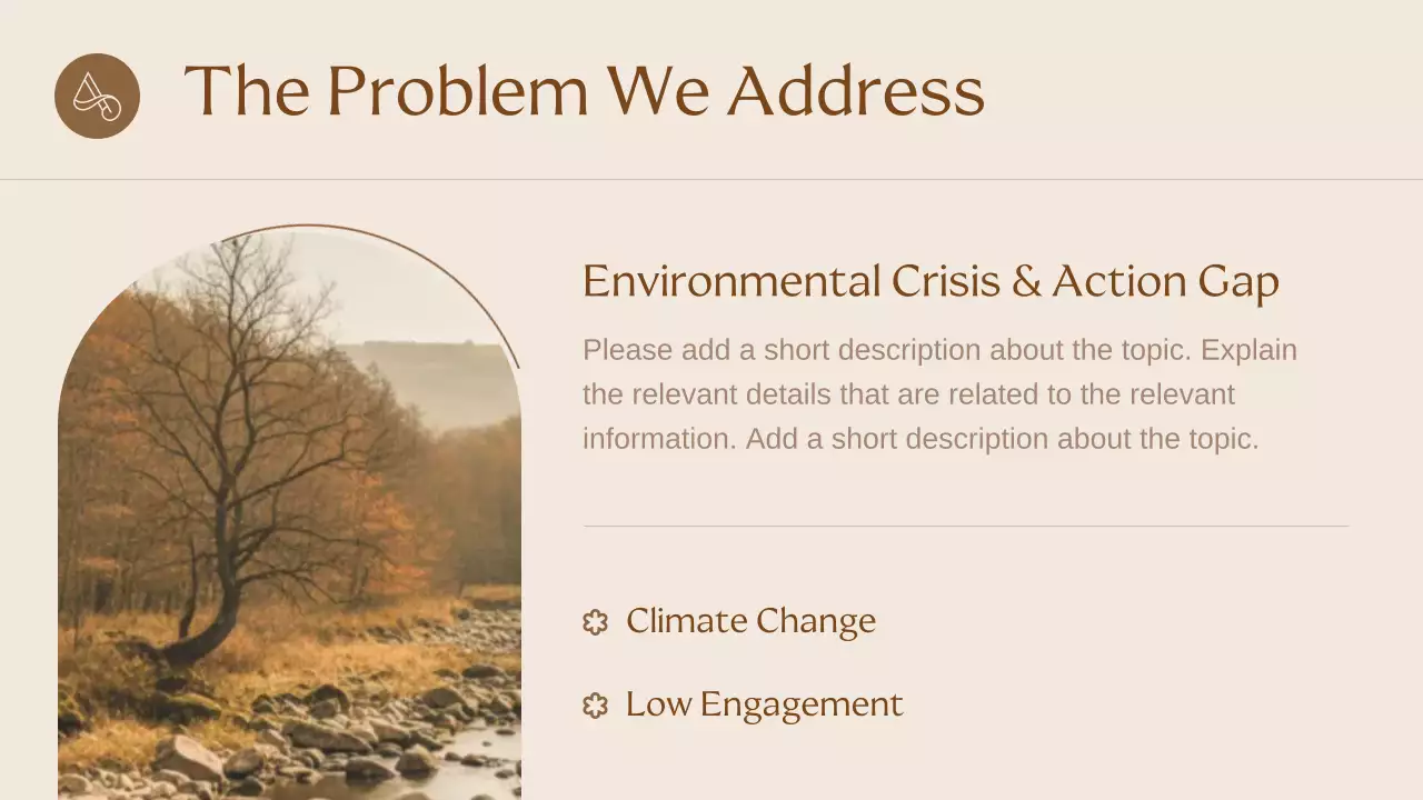 Beige Elegant Sustainability Presentation