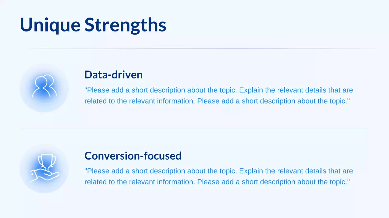 Blue Modern Sales Presentation