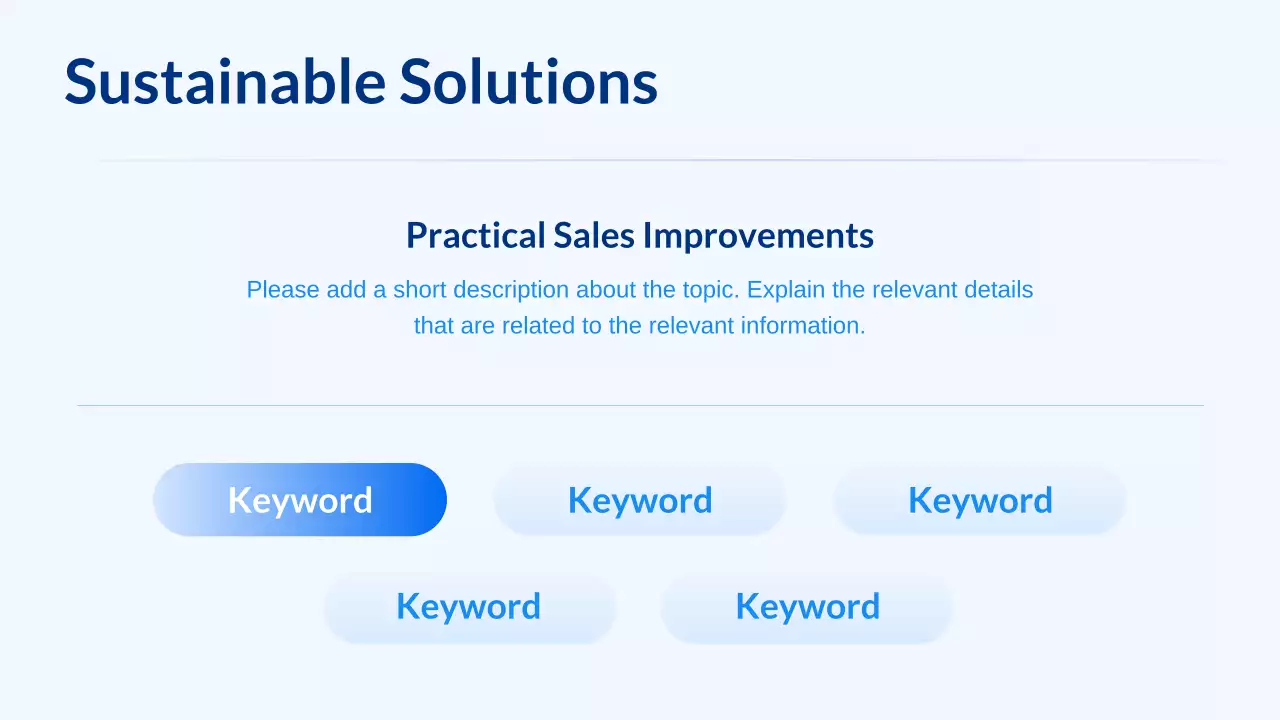 Blue Modern Sales Presentation