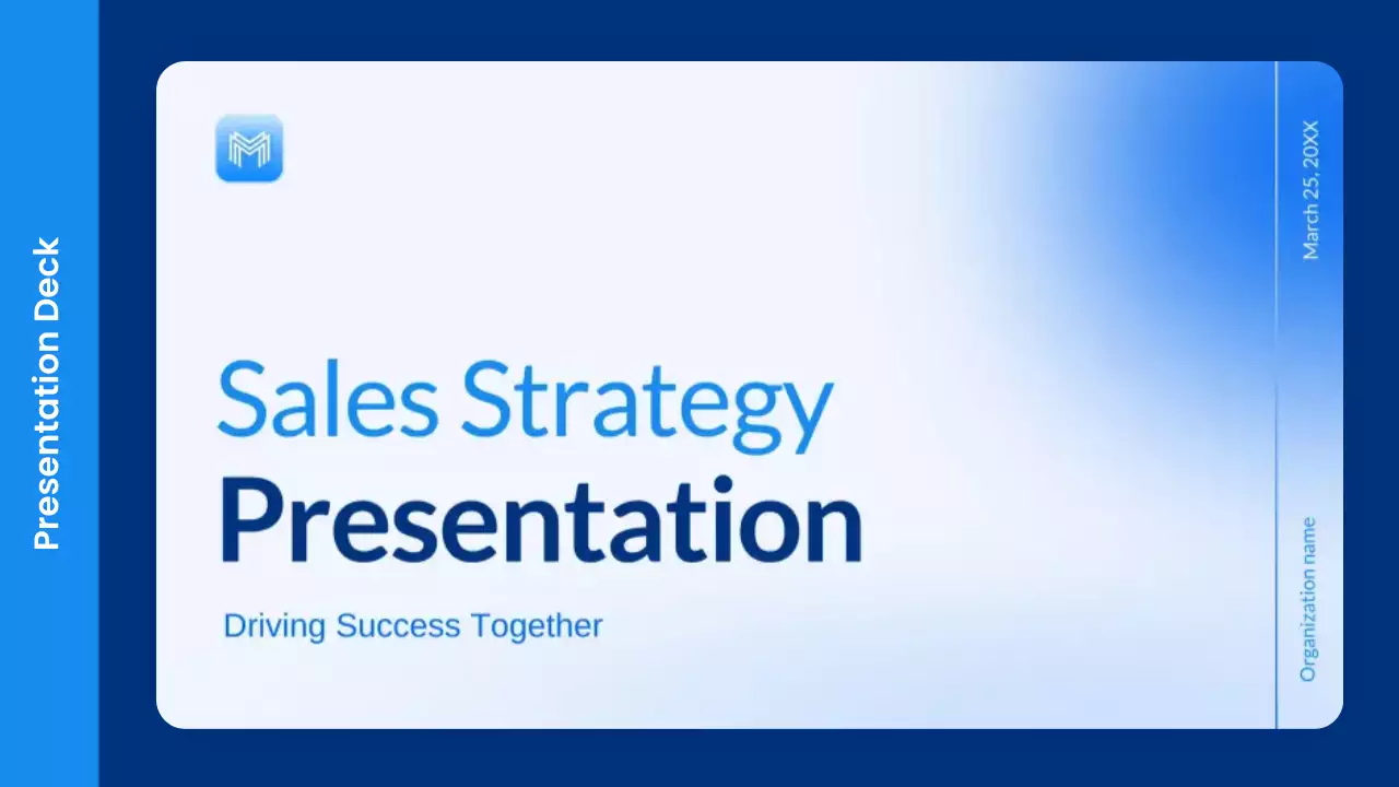 Blue Modern Sales Presentation