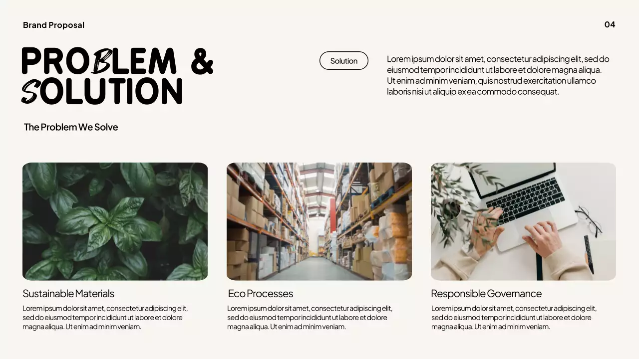 Beige Modern Eco Business Presentation