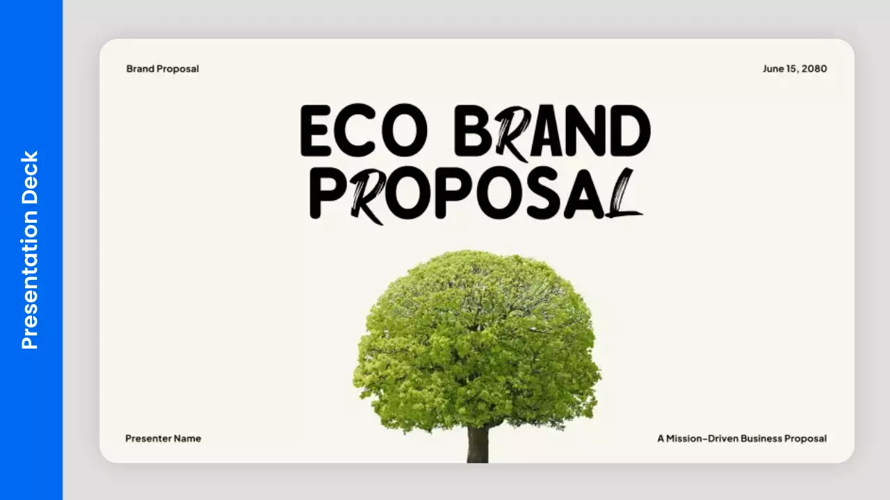 Green Eco Minimal Business Plan