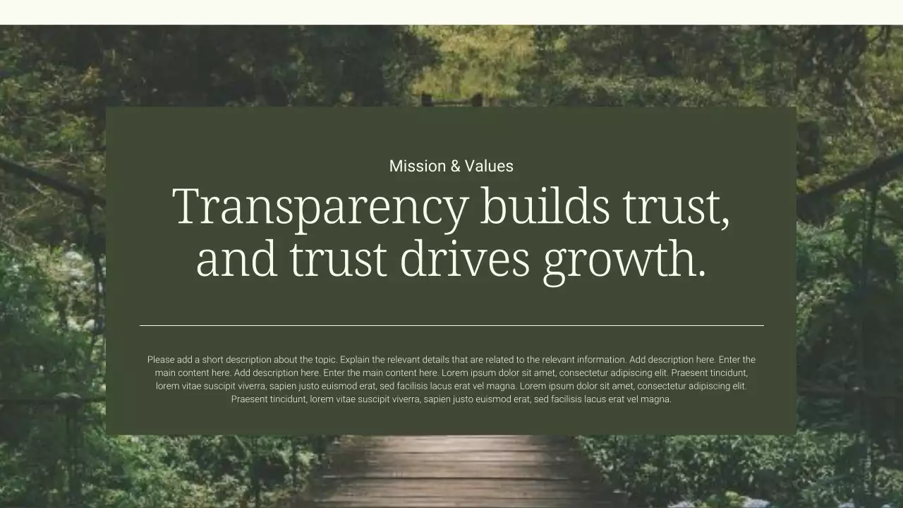 Green Modern Environmental Presentation