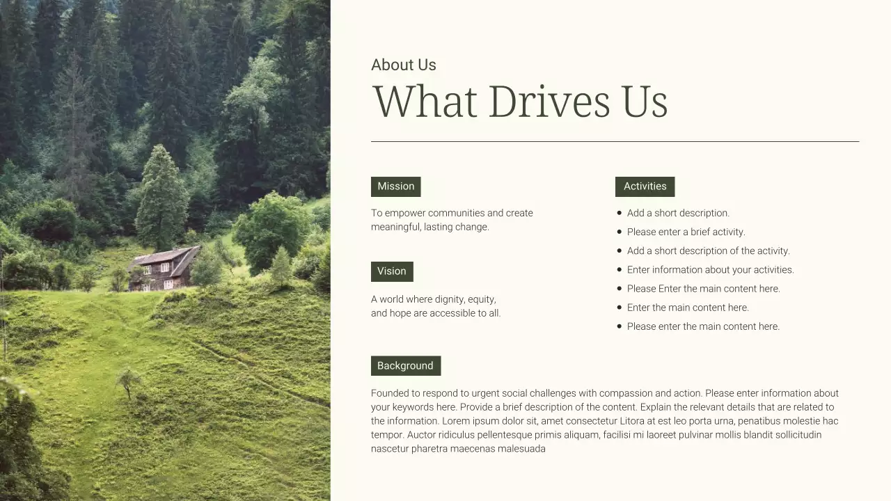 Green Modern Environmental Presentation