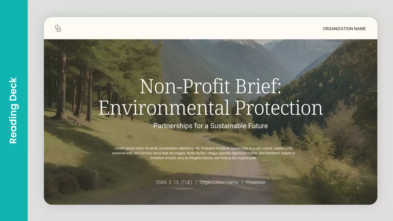 Green Modern Environmental Presentation