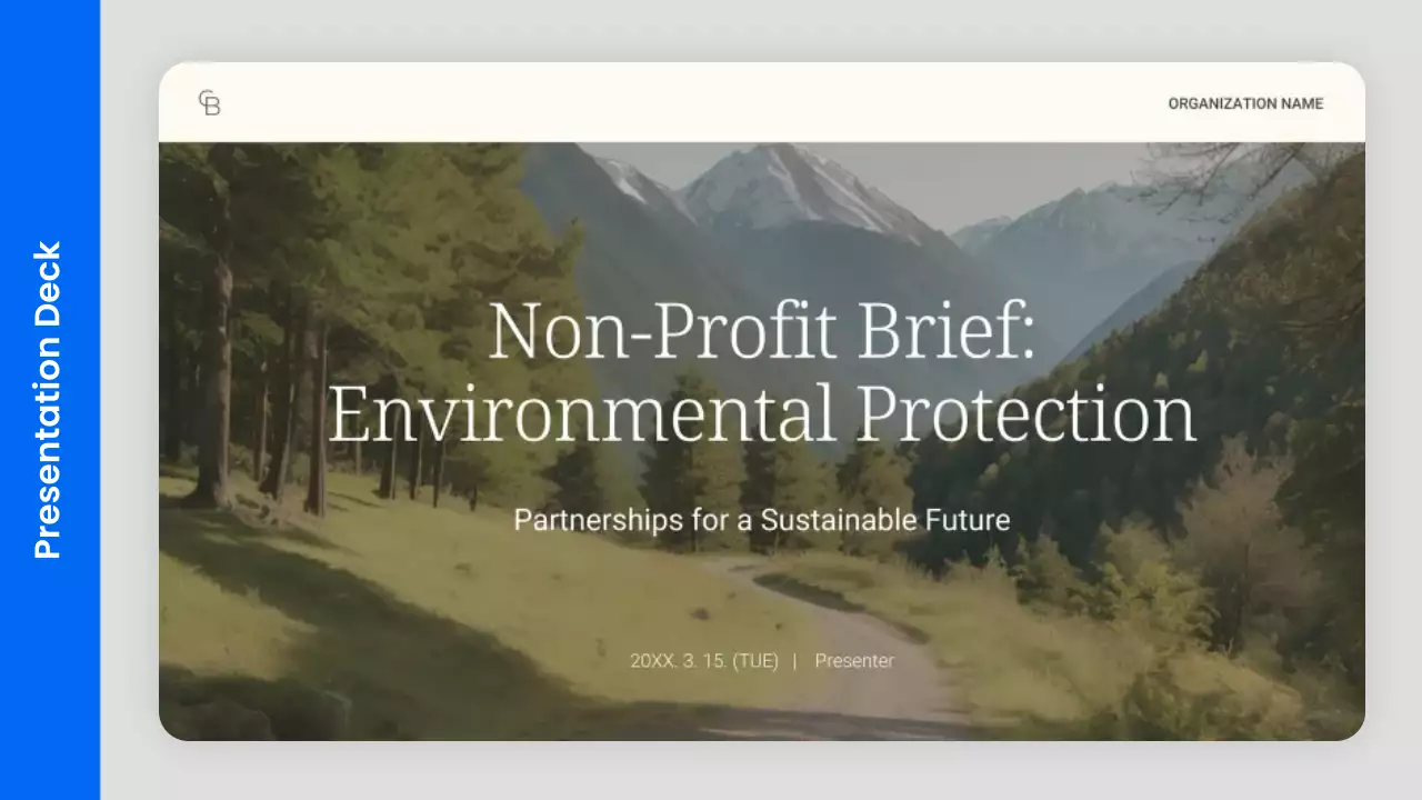 Green Modern Environment Presentation