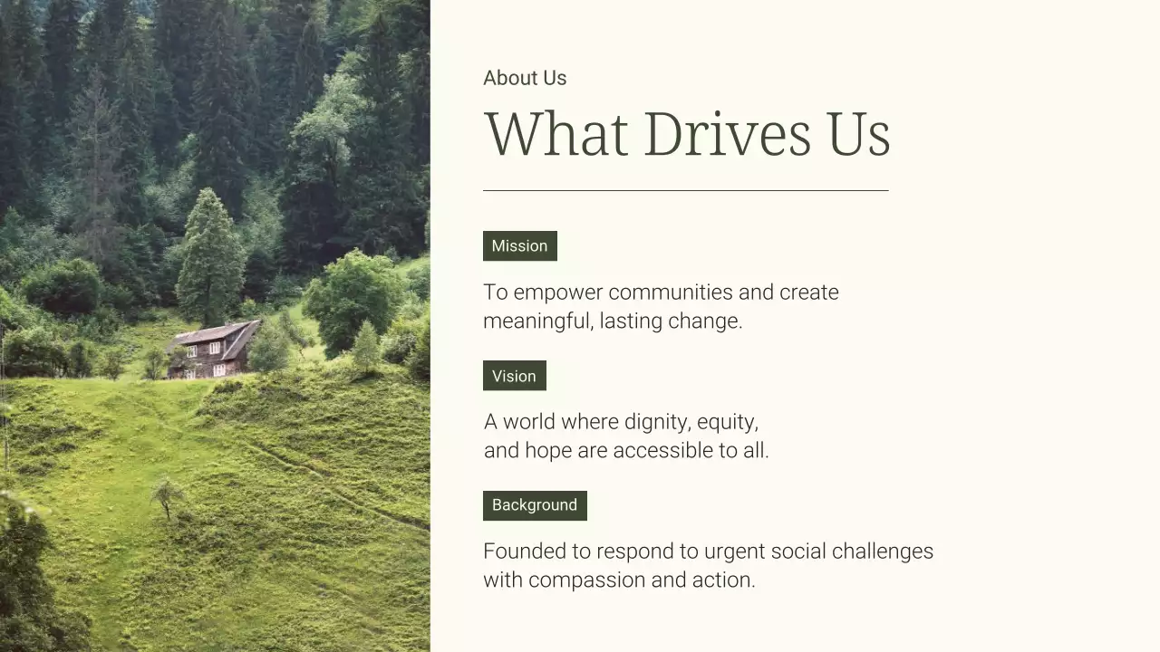 Green Modern Environment Presentation