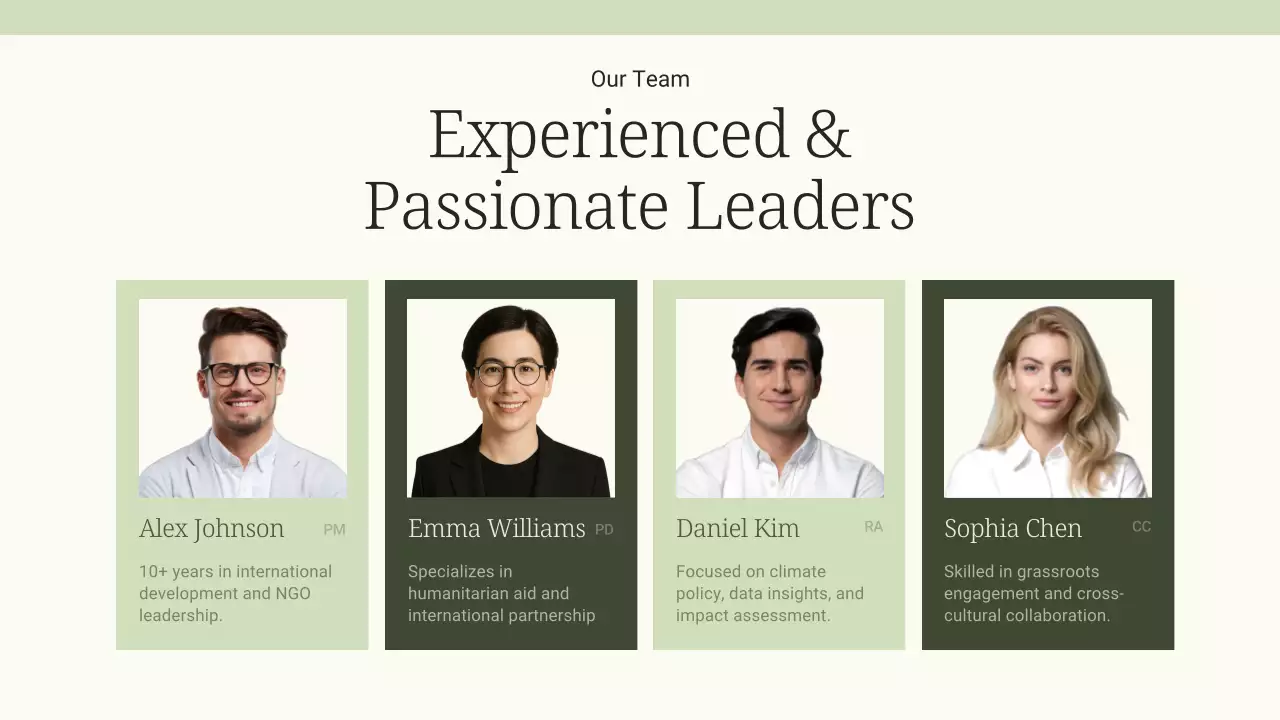 Green Modern Environment Presentation