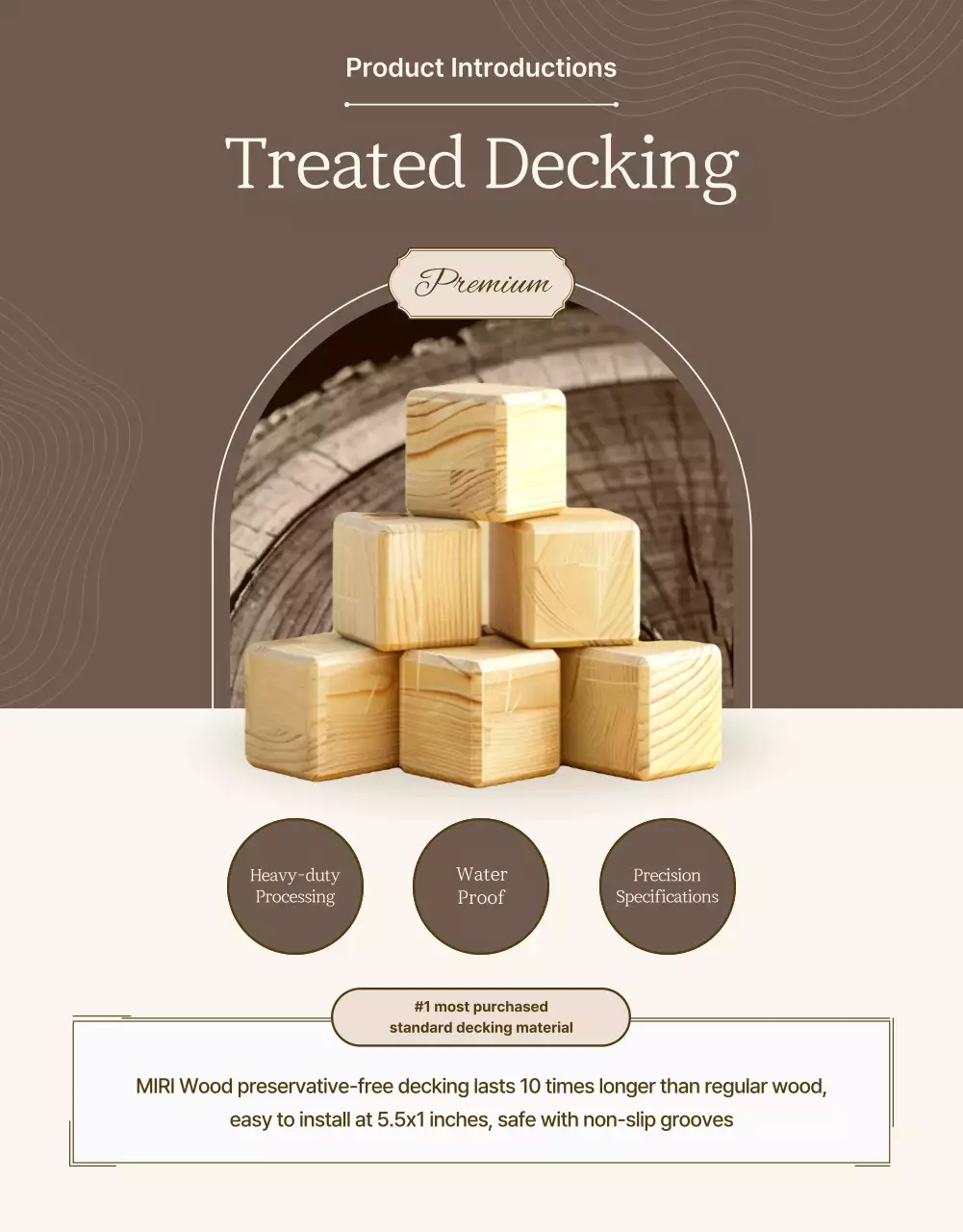 beige rustic wood promotion