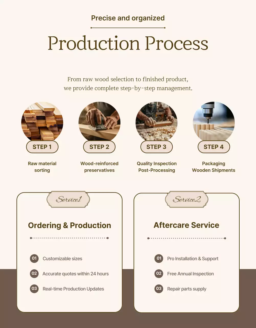 beige rustic wood promotion