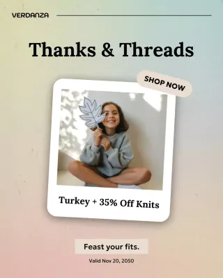 Beige Modern Fashion Promotion Instagram Post