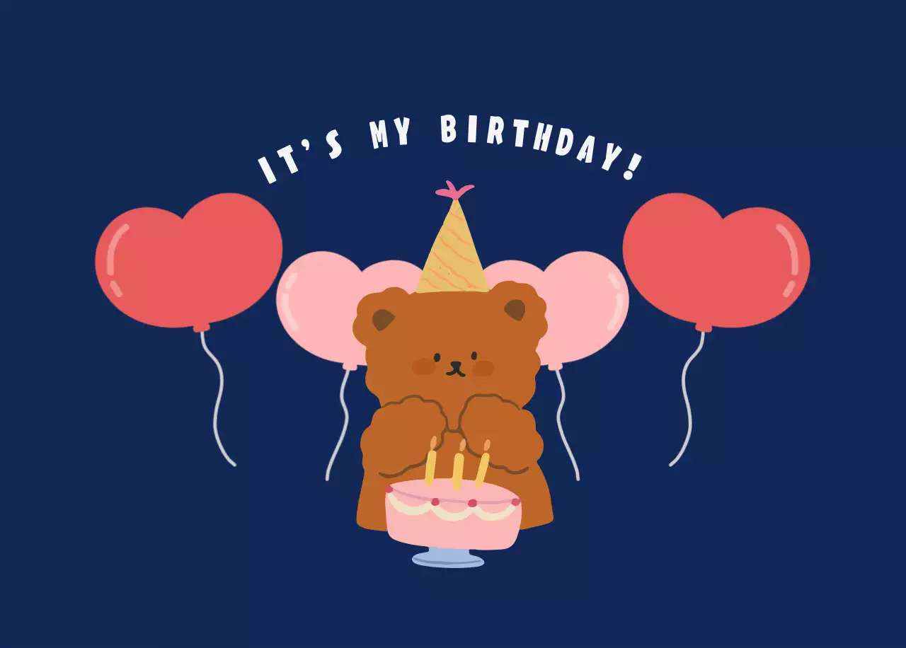 ネイビーブルーとベージュのかわいい2025年カレンダー