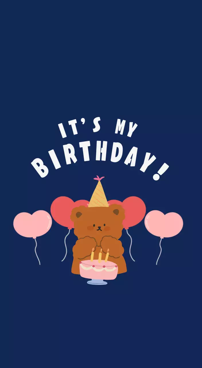 ネイビーブルーとベージュのかわいい2025年卓上カレンダー