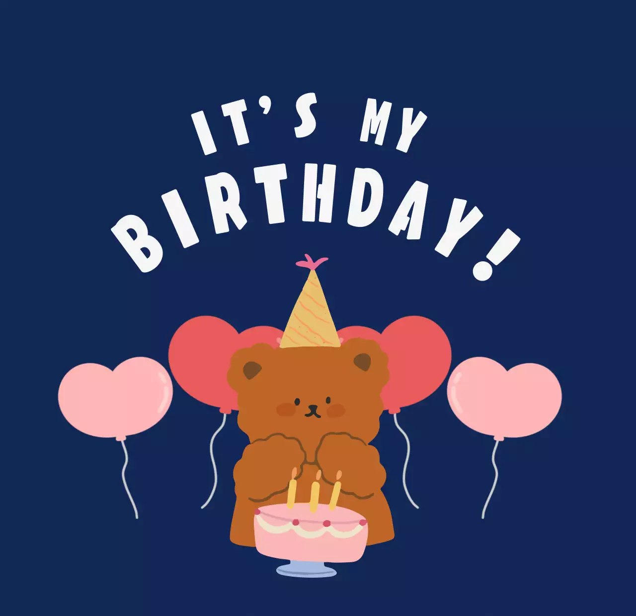 ネイビーブルーとベージュのかわいい2025年卓上カレンダー