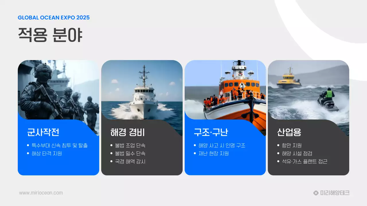 파랑 모던 해양기술 광고