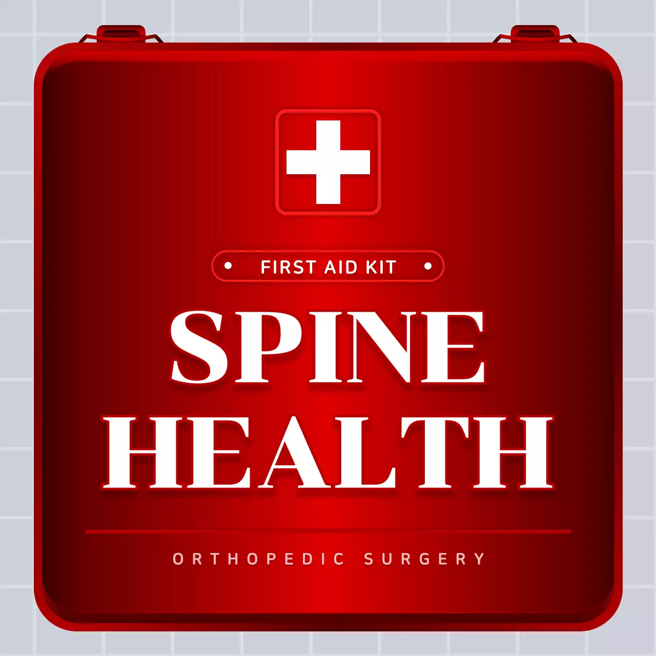 Red Professional Spine Guide Instagram Carousel