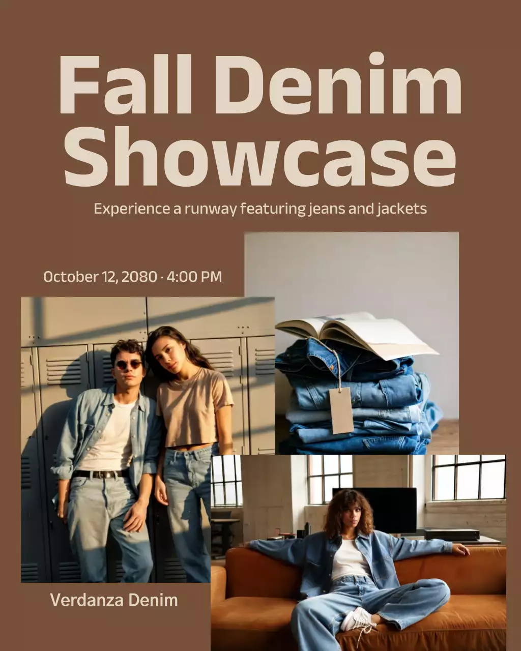 Blue Trendy Fashion Event Instagram Post