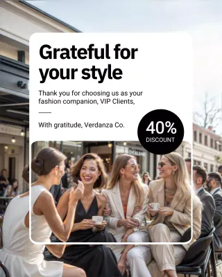 Beige Modern Fashion Promotion Instagram Post