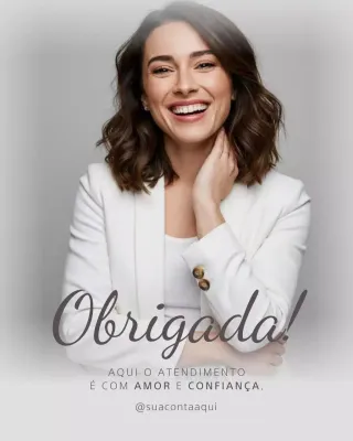 Postagem de anúncio de serviço elegante em branco no Instagram