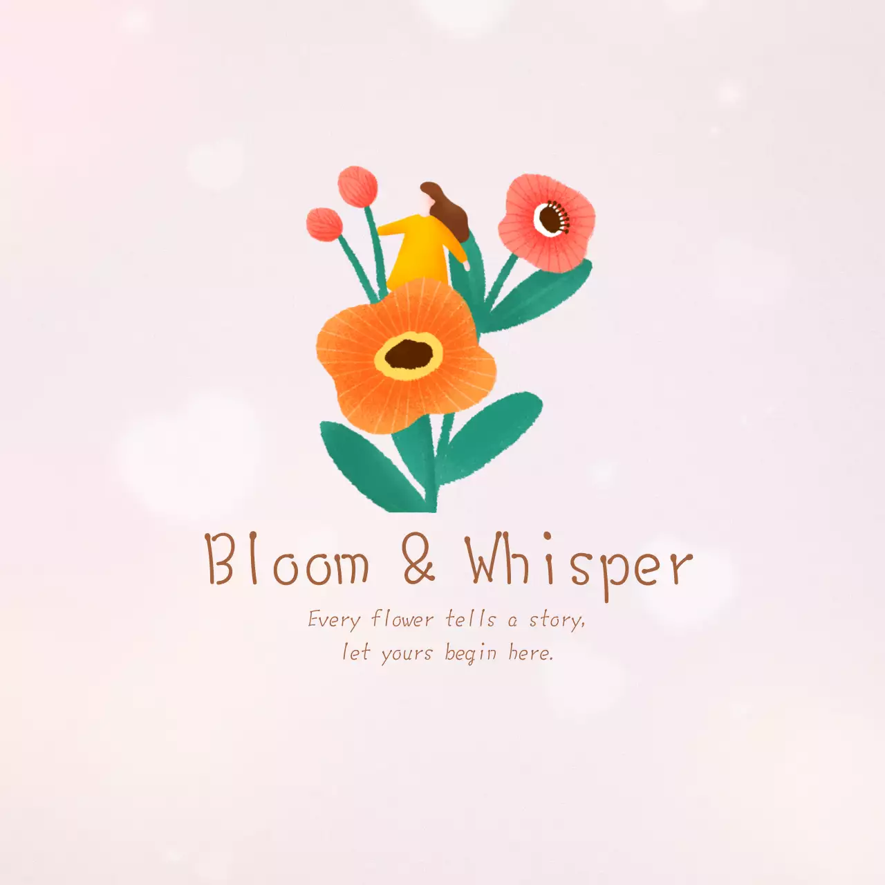 연보라 심플 플라워샵 홍보