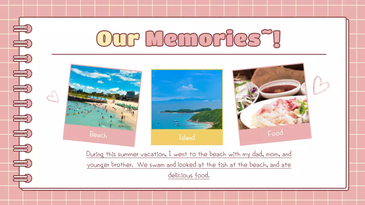 Pink Simple Family Storybook Presentation