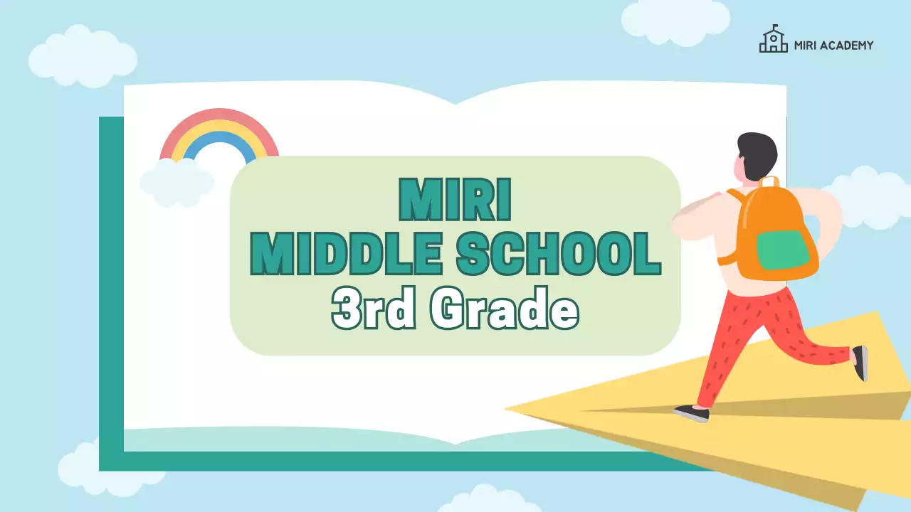 블루 모던 스쿨 가이드 프레젠테이션