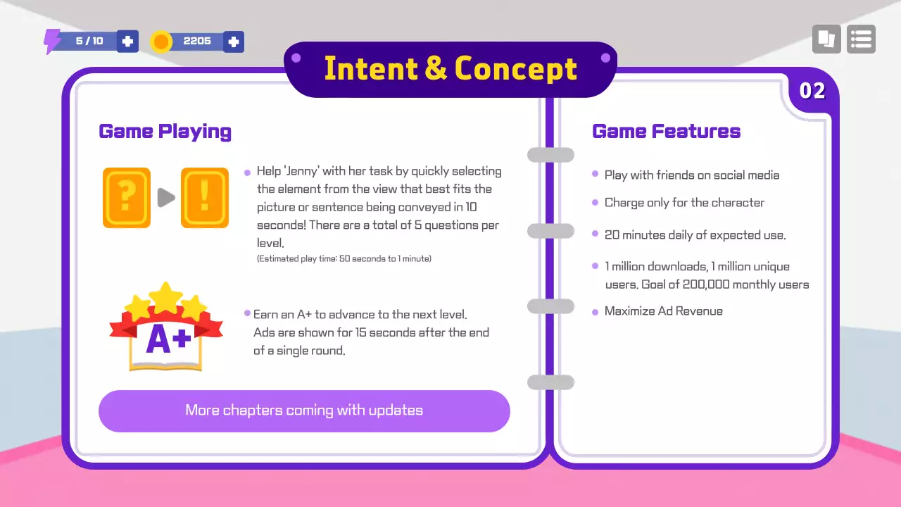 Purple Modern Investor Plan Document Presentation