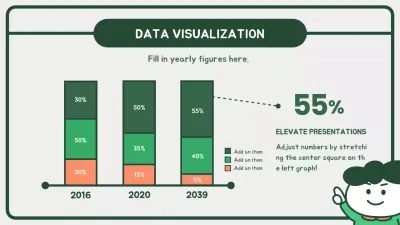 Green Modern Data Report Infographic